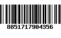 Código de Barras 8851717904356