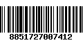 Código de Barras 8851727007412