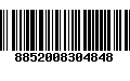 Código de Barras 8852008304848