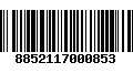 Código de Barras 8852117000853