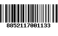 Código de Barras 8852117001133