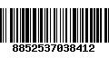 Código de Barras 8852537038412