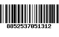 Código de Barras 8852537051312
