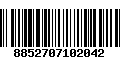 Código de Barras 8852707102042