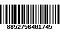 Código de Barras 8852756401745