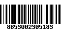 Código de Barras 8853002305183