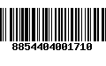 Código de Barras 8854404001710