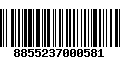 Código de Barras 8855237000581