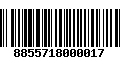 Código de Barras 8855718000017