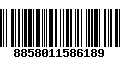 Código de Barras 8858011586189