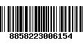 Código de Barras 8858223006154