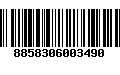 Código de Barras 8858306003490