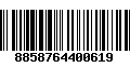 Código de Barras 8858764400619