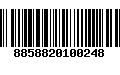 Código de Barras 8858820100248