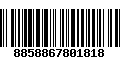 Código de Barras 8858867801818