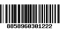 Código de Barras 8858960301222