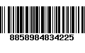 Código de Barras 8858984834225