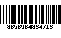 Código de Barras 8858984834713