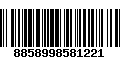 Código de Barras 8858998581221