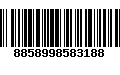 Código de Barras 8858998583188