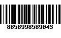 Código de Barras 8858998589043