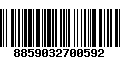 Código de Barras 8859032700592
