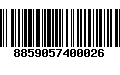 Código de Barras 8859057400026