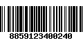 Código de Barras 8859123400240