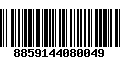 Código de Barras 8859144080049