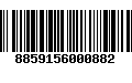 Código de Barras 8859156000882