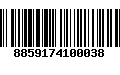 Código de Barras 8859174100038