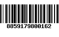 Código de Barras 8859179800162