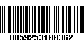 Código de Barras 8859253100362