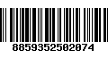 Código de Barras 8859352502074