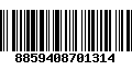 Código de Barras 8859408701314