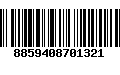 Código de Barras 8859408701321