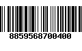 Código de Barras 8859568700400