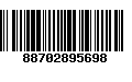 Código de Barras 88702895698