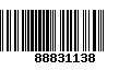 Código de Barras 88831138