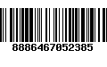 Código de Barras 8886467052385