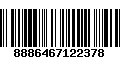 Código de Barras 8886467122378