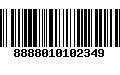 Código de Barras 8888010102349