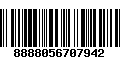 Código de Barras 8888056707942