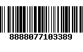 Código de Barras 8888077103389