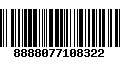 Código de Barras 8888077108322