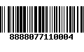 Código de Barras 8888077110004