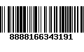 Código de Barras 8888166343191