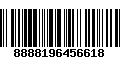 Código de Barras 8888196456618