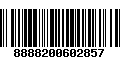 Código de Barras 8888200602857