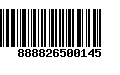 Código de Barras 888826500145